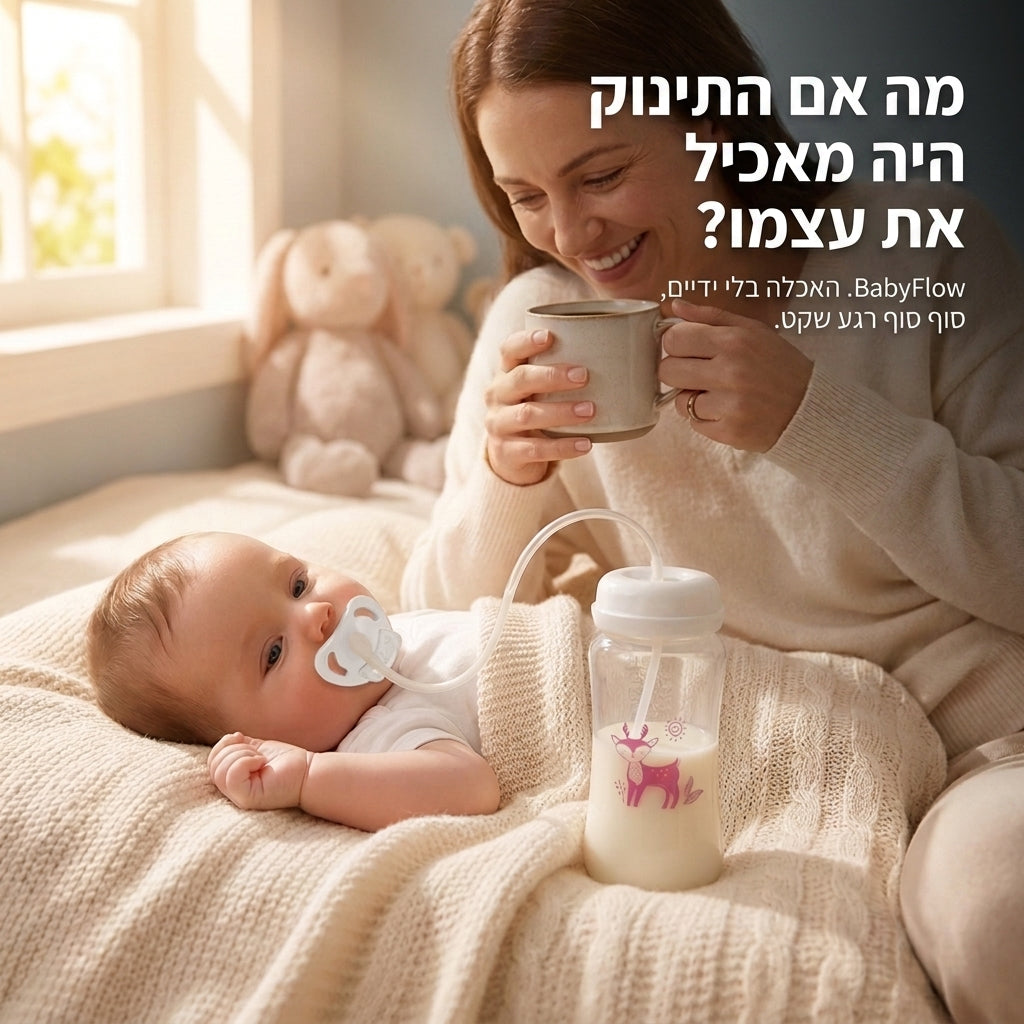 BabyFlow, האכלה בלי ידיים