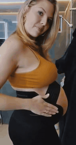how to wear maternity support belt