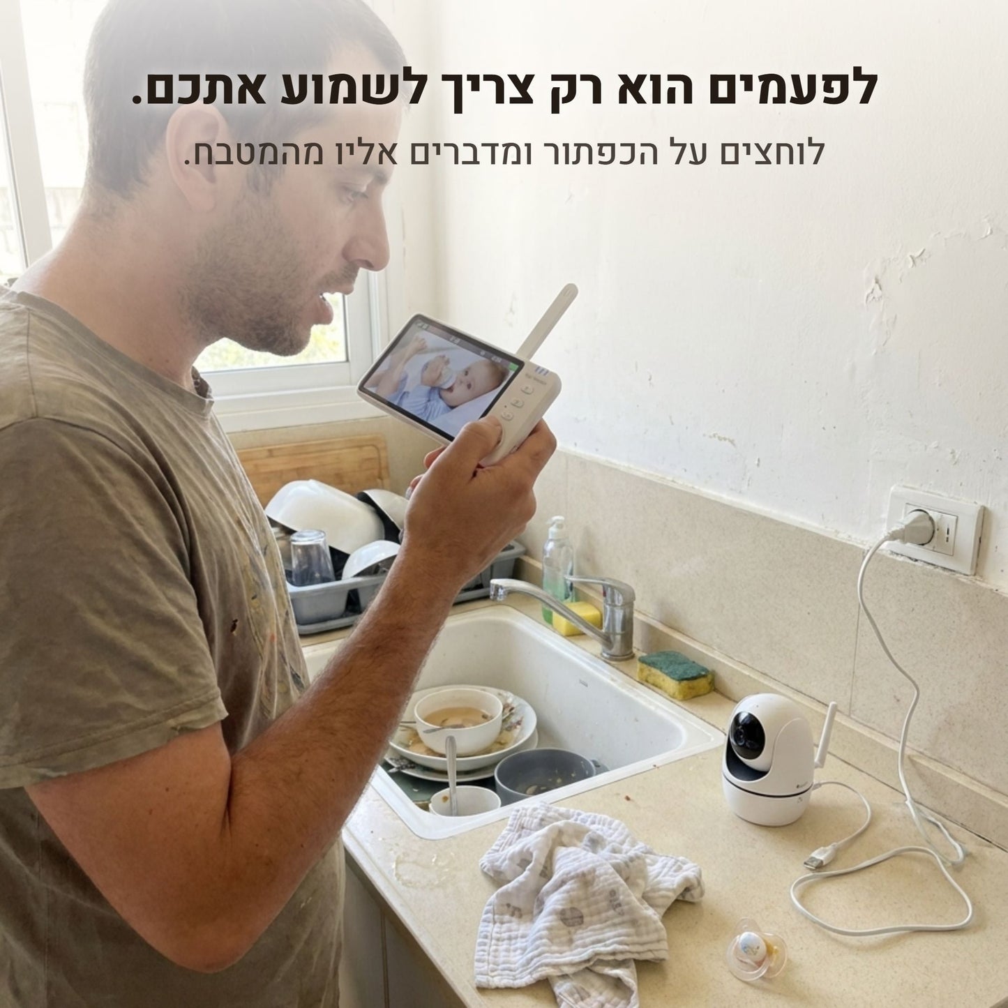 מדברים אל התינוק דרך המסך